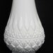 Vintage Swung Milk Glass Vase with Diamond Pattern