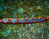Heart and Stripe Pattern Bracelet