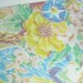 Bright, Abstract Floral Fabric - Recycled Bed Sheet Fat Quarter