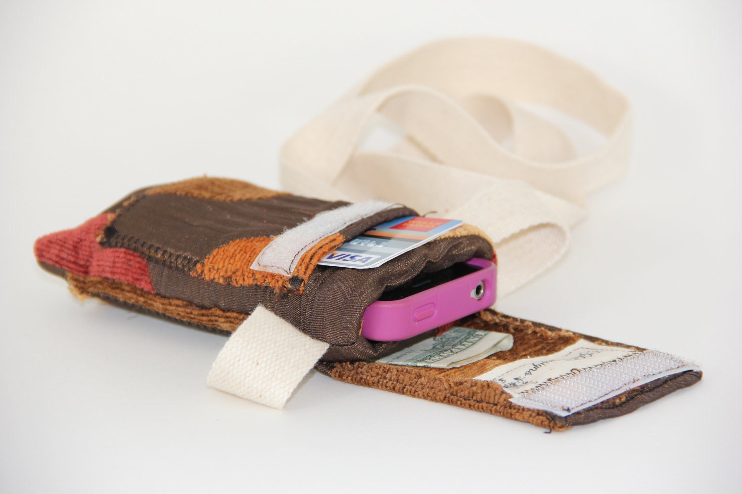 iphone Wallet Bag / Upholstery Fabric