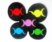 Triple Goddess Symbol 2 inch Sew On Patch