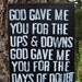 11x14 "God gave me you" Blake Shelton - Lyrics, urban word art