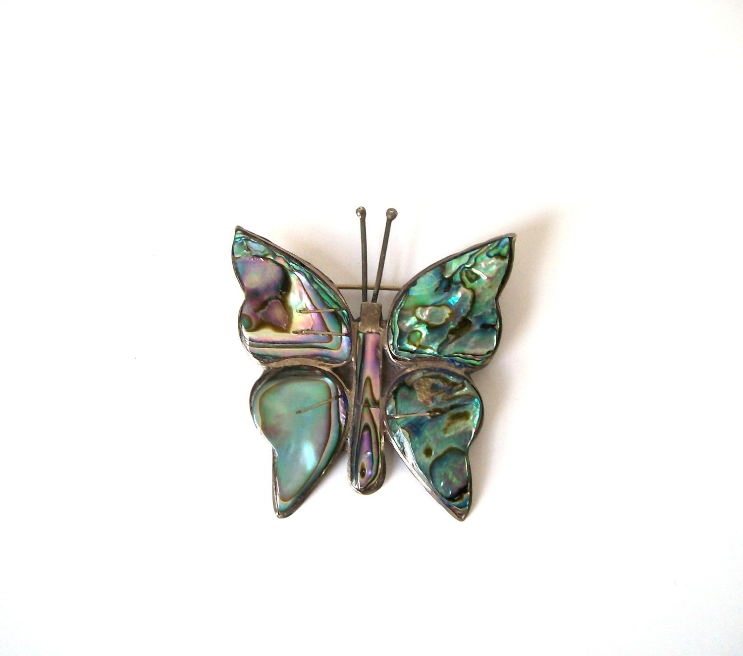 Abalone Butterfly Brooch