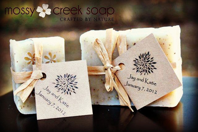 50 FULL sized Eco Friendly Wedding Favor Soaps Bridal Shower, Weddings, baby shower, DIY party favor