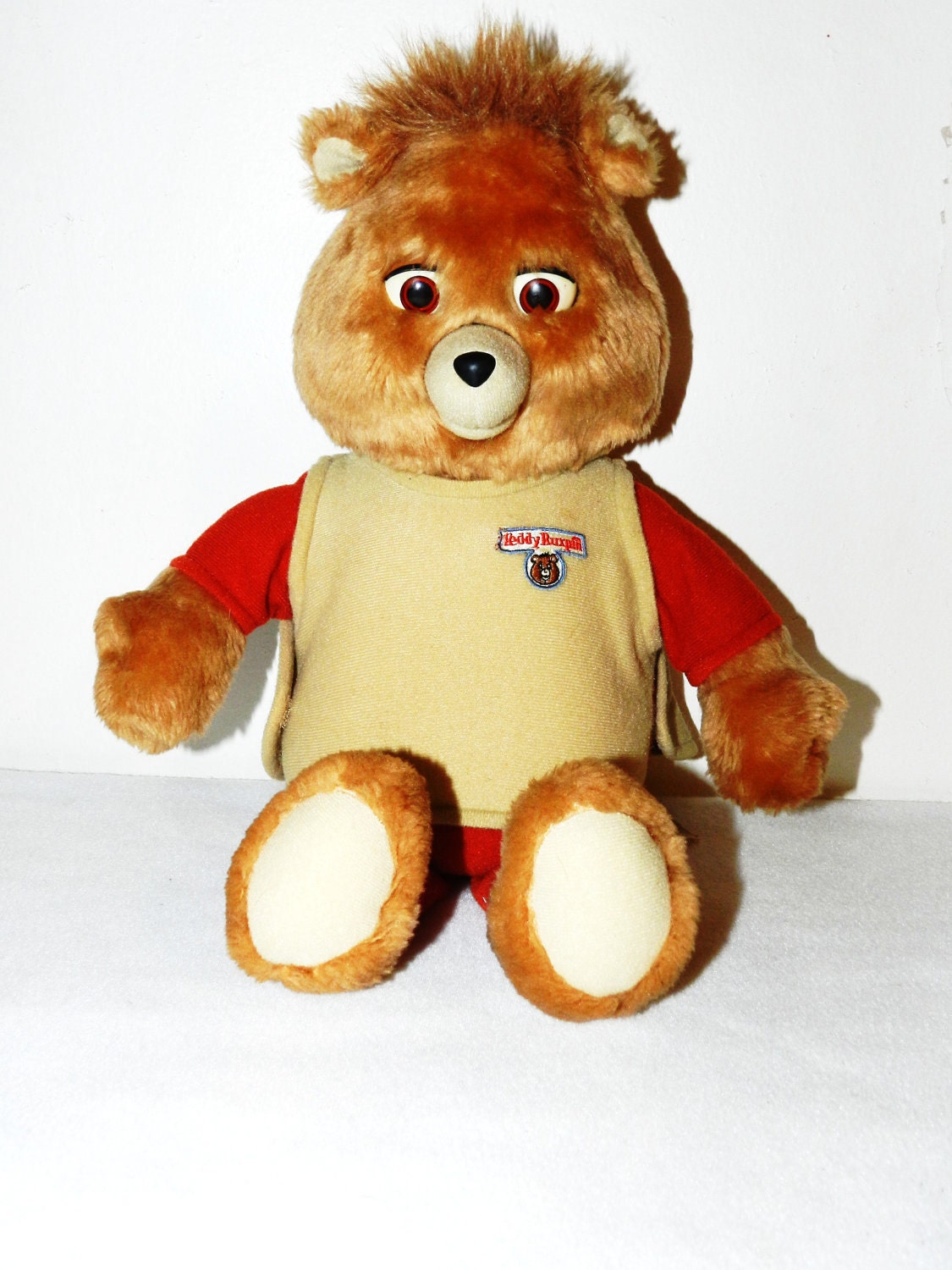 Vintage 1985 WOW Talking Teddy Ruxpin With Tape