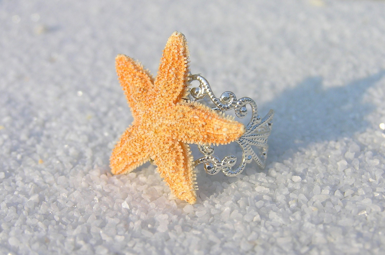 Starfish Filigree Ring - Adjustable