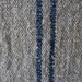 Vintage Grain Sack Pillow Sham Blue Striped reseved for Brandi