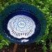 Cobalt Blue Glass Flower Garden Yard Art