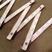 Vintage Folding Ruler White Industrial Foldable 6 Foot Measuring Stick Czechoslavakia