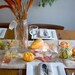 Feather Linen Napkin Set - 4/Pack