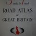 1950's Atlas of Great Britain - 100's of Mid-Century Maps - Perfect for Altered Art / Jewelery / Decoupage