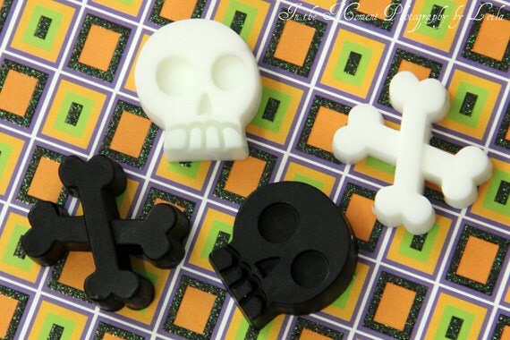 SKULL SOAP FAVORS (20 Soaps) - Punk Themed Birthday Party, Halloween Party or Baby & Bridal Shower Il_570xn