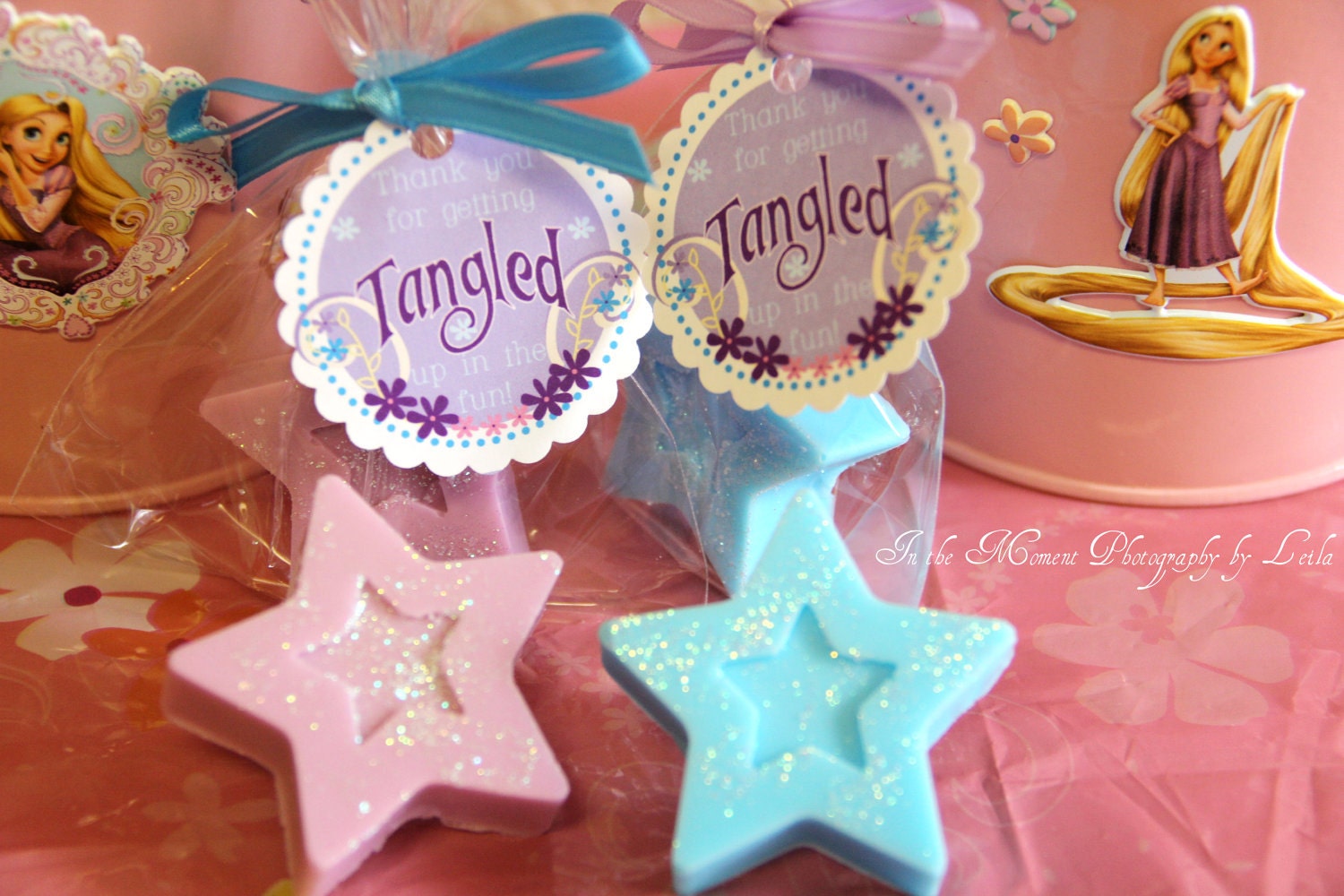 STAR SOAP FAVORS (10 Favors) - Tangled Inspired Soap Favors, Star Birthday Favor, Star Baby Shower Favor. Tangled Theme Il_570xn