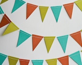 Paper Garland Bunting Flag Summer Bright Colors