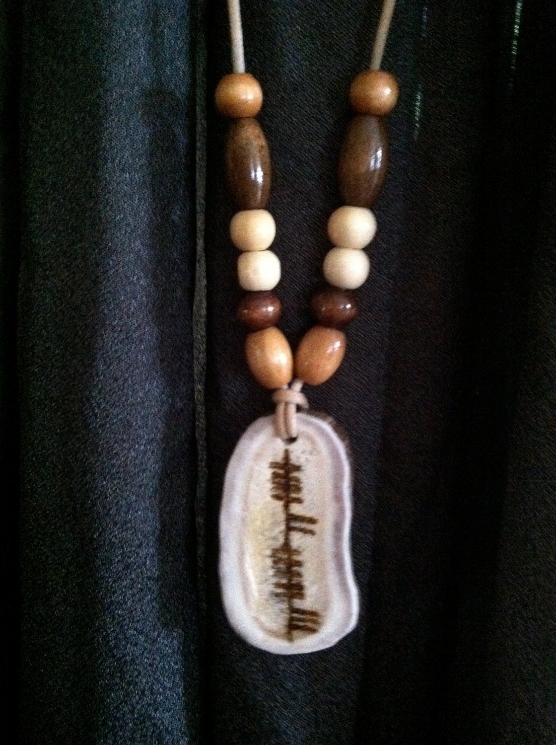 Ogham Antler Poet Pendant