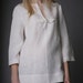 Pure Linen Tunic with Rose Decor