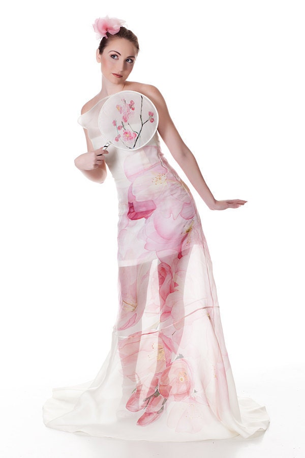 Silk Wedding Gown "SAKURA"