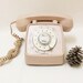 Working Condition Vintage Rotary Phone in Vintage Pink Color // GTE Automatic Electirc