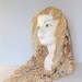 Vintage Chapel Veil Mourning Veil Mantilla Spanish Veil Golden