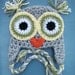 Baby Boy/Girl Crochet Owl Animal Beanie Hat SIZE NEWBORN-12 MONTHS