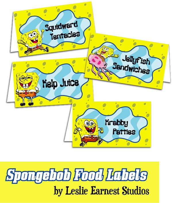items-similar-to-printable-spongebob-squarepants-food-labels-on-etsy