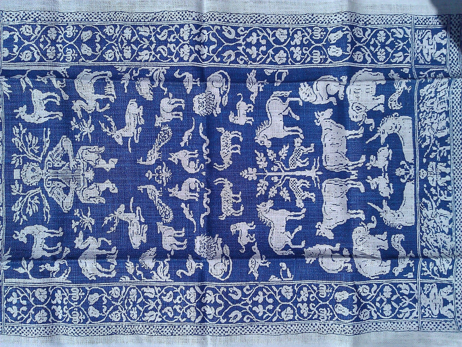 Vintage Tapestry Tea Towel