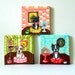Custom Dog Portrait / Custom Pet Portrait - 1 Pet - Little Pet Shop(6 x 6 x 0.75 inch) - Original Painting on Canvas
