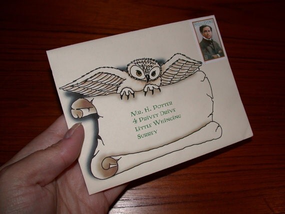 Owl Holding Scroll - Digital Download