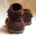Crochet  Patterns Fringe Baby  Boot Booties  - Pattern number 207 Instant Download