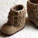 Crochet baby shoes pattern Furrylicious Boot - Pattern number 200 Instant Download