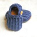 Baby Boy Booties CROCHET PATTERN for Easy On Loafers Crochet Pattern 104 - Instant Downloads