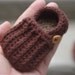 Baby Boy Booties CROCHET PATTERN for Easy On Loafers Crochet Pattern 104 - Instant Downloads