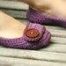 Womens House Slipper Crochet Pattern - Violet- number 205 - Instant Download