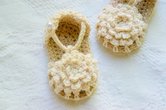 Crochet Pattern for the Simply Summer Sandals - Instant  PDF Download - Pattern number 101 - boy and girl version