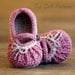 Crochet Pattern Too Cute  Mary Janes with easy gathering pattern number 210 PDF Instant Download