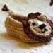 Baby Booties Crochet Pattern for Lion House Slippers Pattern number 103 Instant Download
