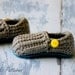 Toddler Crochet Pattern for "Jake" Loafers - Toddler Sizes 4-9 Pattern number 115 Instant Download