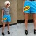 Beavis and Butthead GITANO Teal DIY Denim Booty Daisy Duke Shorts