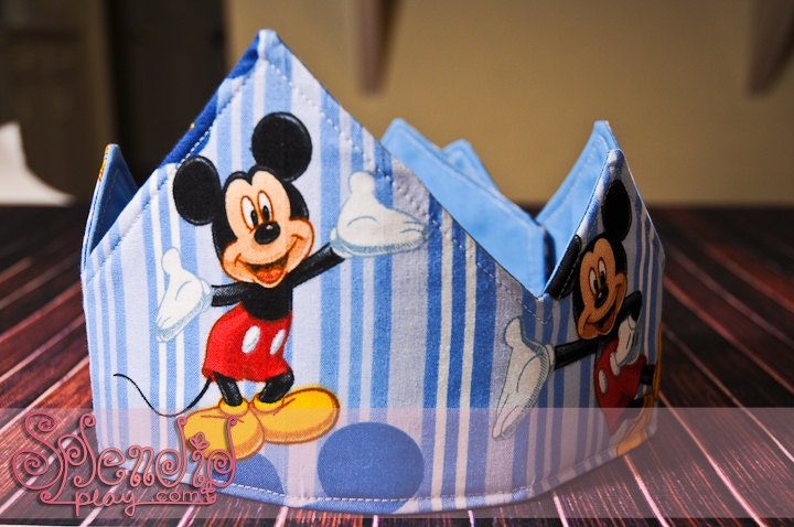 Mickey Reversible Fabric Crown