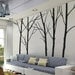 wall decal trees wall decal nursery wall decal baby wall decal children wall decal room vinyl decal large  wall decal tree-Five Winter Trees
