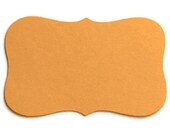 75 Apricot Die Cut Wedding, Wish Tree, Escort, Birthday, Favor Gift Tags-DIY