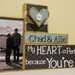 Personalized Wedding gift/Decoration My heart is perfect because you're in it wedding, shower, anniversary, Christmas
