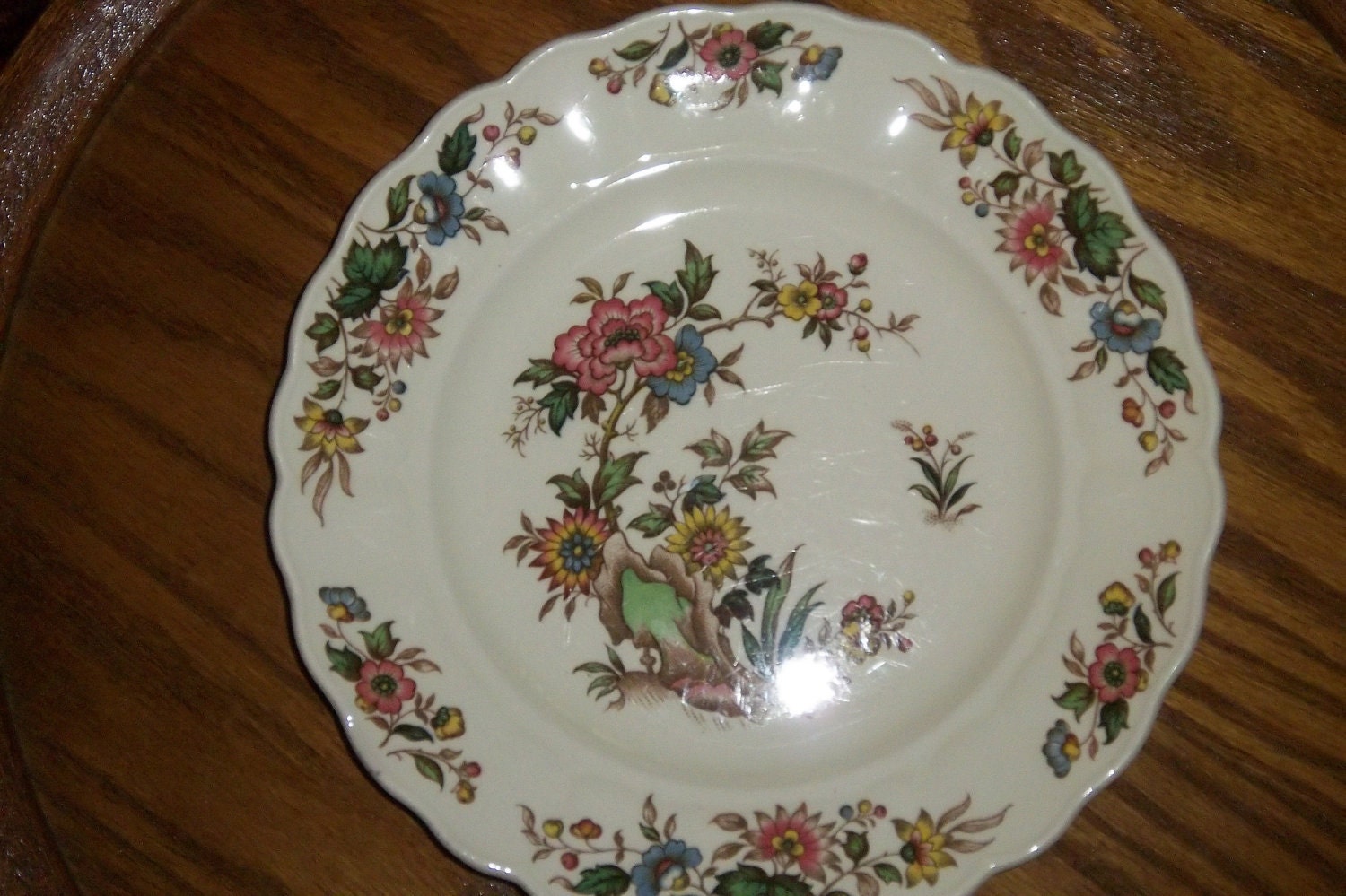Antique Floral Plate by Grindley of England
