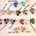 No Piercing "Crystal Double Up" Ear Cuff for Cartilage Helix Handmade 1 Cuff Color Choices