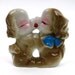 Kissing Puppies // Dog Lover Japan Made Ceramic Miniature // vintage 1960s
