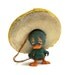Sad Duck Souvenir // Mexican Hat Miniature Animal Kitsch Decor // 1950s