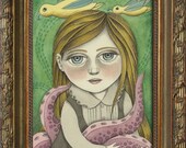 Original Art Painting Illustration - Helene by Amalia K - Payment Installment Available
