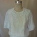 Vintage Edwardian White Embroidered Cotton Dress