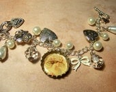 Mothers Day Elegant Victorian Charm Bracelet