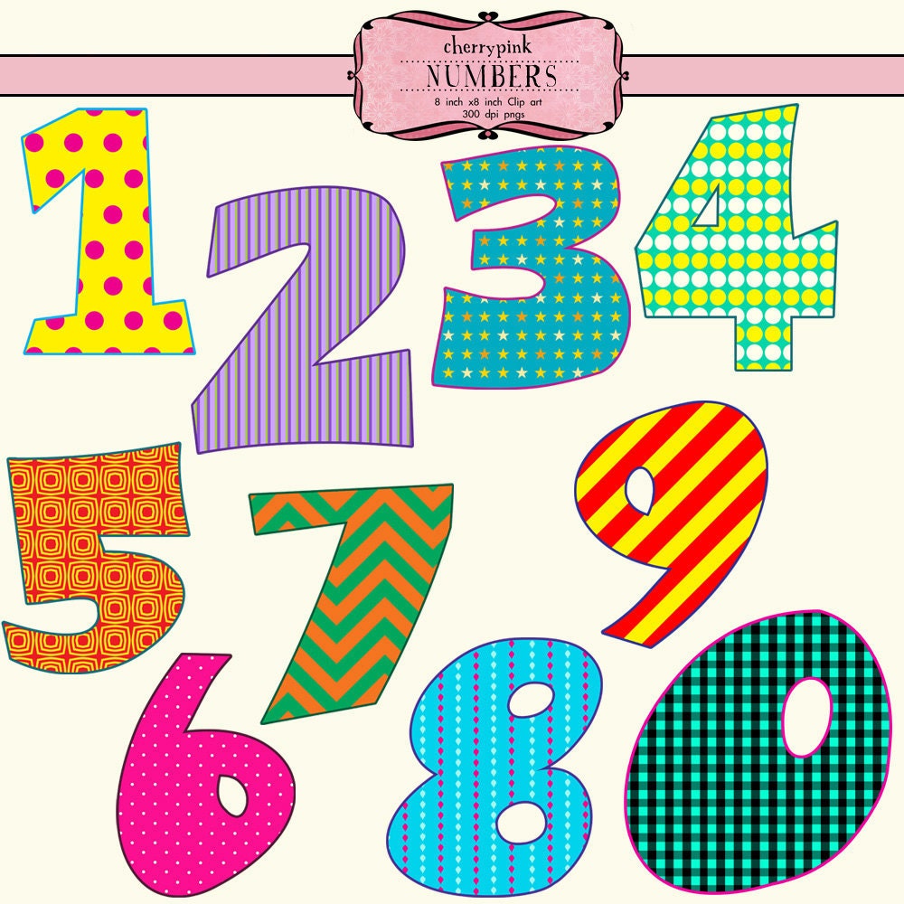 free printable numbers clipart - photo #26